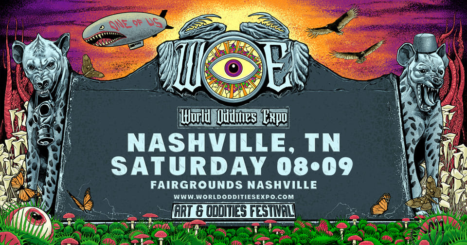 World Oddities Expo | Nashville, Tennessee Saturday 06-14 @ Fairgrounds Nashville | www.worldodditiesexpo.com | Art & Oddities Festival